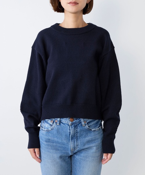 MICA&DEAL(マイカ&ディール)の「ミックスヤーンニットプルオーバー(ニット/セーター・レディース・ネイビー/ピンク/ブルー・FREE)」の10枚目の写真