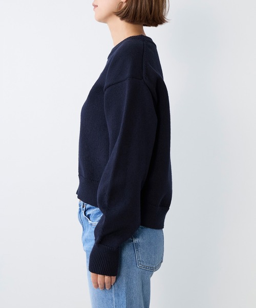 MICA&DEAL(マイカ&ディール)の「ミックスヤーンニットプルオーバー(ニット/セーター・レディース・ネイビー/ピンク/ブルー・FREE)」の11枚目の写真