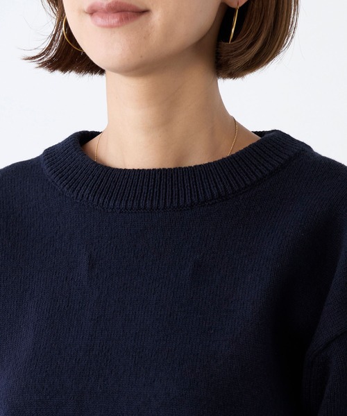 MICA&DEAL(マイカ&ディール)の「ミックスヤーンニットプルオーバー(ニット/セーター・レディース・ネイビー/ピンク/ブルー・FREE)」の13枚目の写真