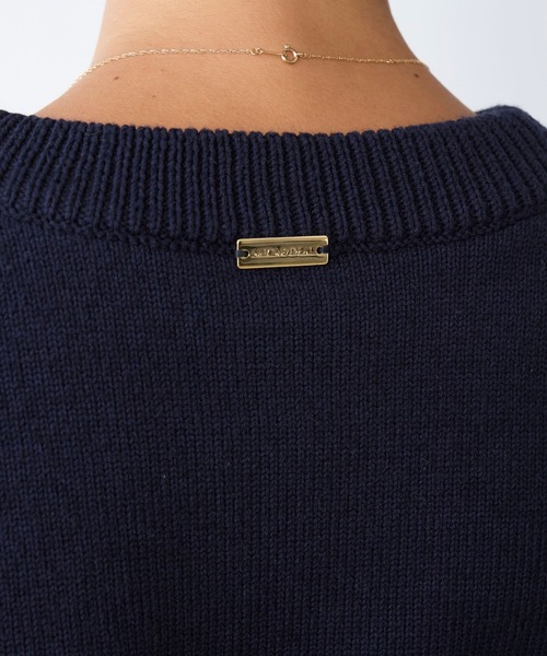 MICA&DEAL(マイカ&ディール)の「ミックスヤーンニットプルオーバー(ニット/セーター・レディース・ネイビー/ピンク/ブルー・FREE)」の16枚目の写真