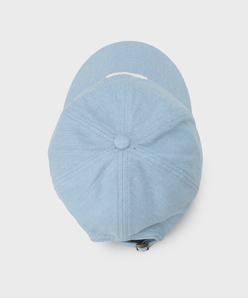 OPAQUE.CLIP（オペークドットクリップ）の「ロゴデニムキャップ（キャップ・レディース・ブルー/ブラック・00）」の5枚目の写真