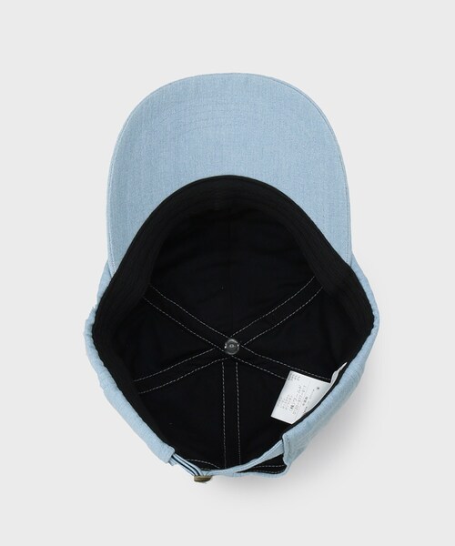 OPAQUE.CLIP（オペークドットクリップ）の「ロゴデニムキャップ（キャップ・レディース・ブルー/ブラック・00）」の6枚目の写真