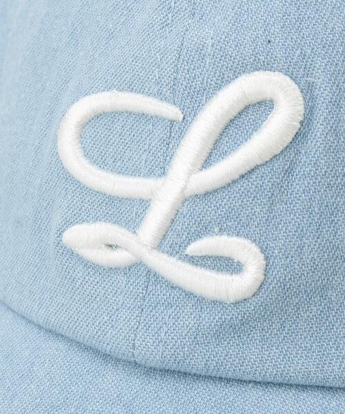 OPAQUE.CLIP（オペークドットクリップ）の「ロゴデニムキャップ（キャップ・レディース・ブルー/ブラック・00）」の8枚目の写真