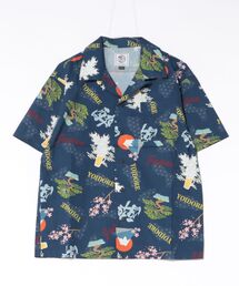 【YOIDORE】酒 JAPAN 総柄シャツ