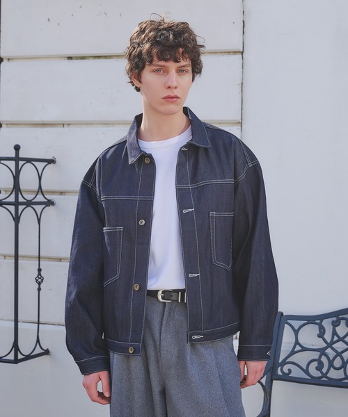 Regen Glanz（レーゲングランツ）の「selveage denim work jacket