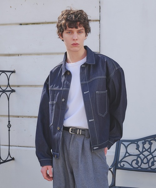 Regen Glanz（レーゲングランツ）の「selveage denim work jacket