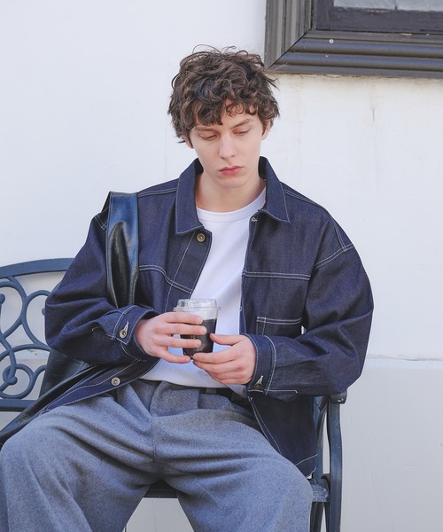 Regen Glanz（レーゲングランツ）の「selveage denim work jacket