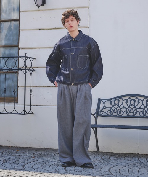 Regen Glanz（レーゲングランツ）の「selveage denim work jacket