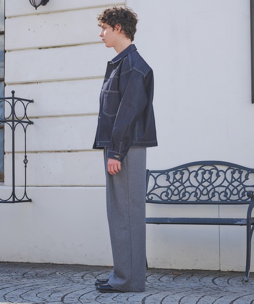 Regen Glanz（レーゲングランツ）の「selveage denim work jacket