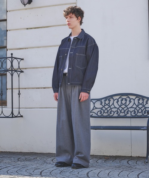 Regen Glanz（レーゲングランツ）の「selveage denim work jacket
