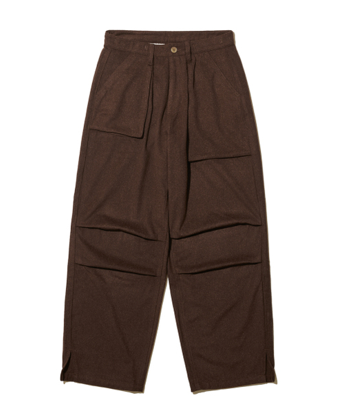 Big Unionの「WOOL PARACHUTE PANTS / BROWN(その他パンツ・レディース・その他・LARGE/MEDIUM/SMALL)」の1枚目の写真