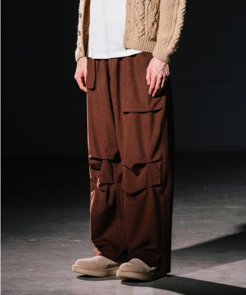Big Unionの「WOOL PARACHUTE PANTS / BROWN(その他パンツ・レディース・その他・LARGE/MEDIUM/SMALL)」の2枚目の写真