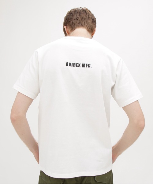 AVIREX(アヴィレックス)の「《WEB&DEPOT限定》CREW NECK POCKET T-SHIRT / クルーネック ポケット ティーシャツ / AVIREX / アヴィレックス(Tシャツ/カットソー・メンズ・グレー系カモフラージュ/ホワイト系その他/オフホワイト/ブラック・XX-LARGE/X-LARGE/LARGE/MEDIUM)」の5枚目の写真