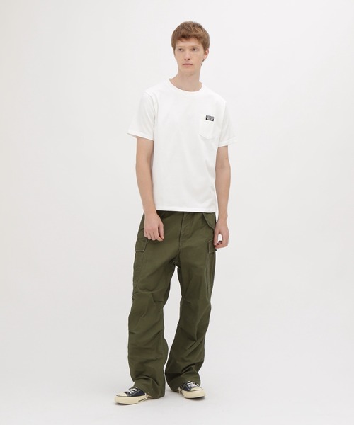 AVIREX(アヴィレックス)の「《WEB&DEPOT限定》CREW NECK POCKET T-SHIRT / クルーネック ポケット ティーシャツ / AVIREX / アヴィレックス(Tシャツ/カットソー・メンズ・グレー系カモフラージュ/ホワイト系その他/オフホワイト/ブラック・XX-LARGE/X-LARGE/LARGE/MEDIUM)」の7枚目の写真