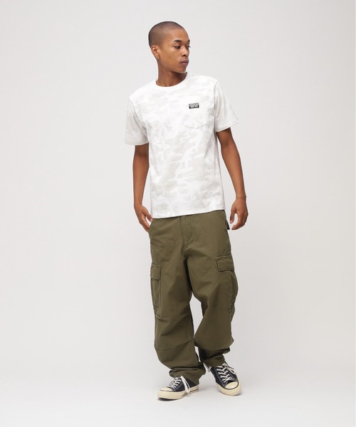 AVIREX(アヴィレックス)の「《WEB&DEPOT限定》CREW NECK POCKET T-SHIRT / クルーネック ポケット ティーシャツ / AVIREX / アヴィレックス(Tシャツ/カットソー・メンズ・グレー系カモフラージュ/ホワイト系その他/オフホワイト/ブラック・XX-LARGE/X-LARGE/LARGE/MEDIUM)」の15枚目の写真