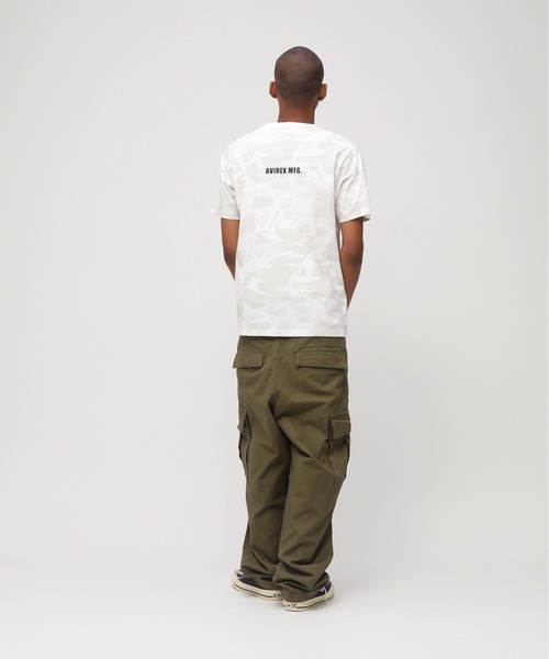 AVIREX(アヴィレックス)の「《WEB&DEPOT限定》CREW NECK POCKET T-SHIRT / クルーネック ポケット ティーシャツ / AVIREX / アヴィレックス(Tシャツ/カットソー・メンズ・グレー系カモフラージュ/ホワイト系その他/オフホワイト/ブラック・XX-LARGE/X-LARGE/LARGE/MEDIUM)」の16枚目の写真