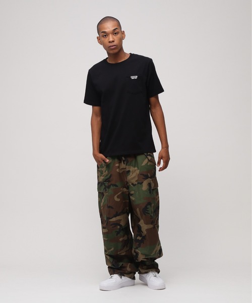 AVIREX(アヴィレックス)の「《WEB&DEPOT限定》CREW NECK POCKET T-SHIRT / クルーネック ポケット ティーシャツ / AVIREX / アヴィレックス(Tシャツ/カットソー・メンズ・グレー系カモフラージュ/ホワイト系その他/オフホワイト/ブラック・XX-LARGE/X-LARGE/LARGE/MEDIUM)」の10枚目の写真