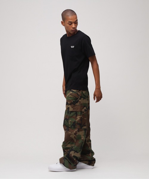 AVIREX(アヴィレックス)の「《WEB&DEPOT限定》CREW NECK POCKET T-SHIRT / クルーネック ポケット ティーシャツ / AVIREX / アヴィレックス(Tシャツ/カットソー・メンズ・グレー系カモフラージュ/ホワイト系その他/オフホワイト/ブラック・XX-LARGE/X-LARGE/LARGE/MEDIUM)」の11枚目の写真