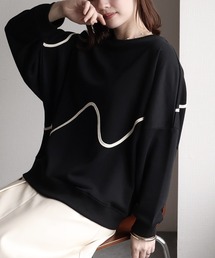 sin.ca（シンカ）の「裏毛ラインテープドルマンプルオーバー（スウェット）」