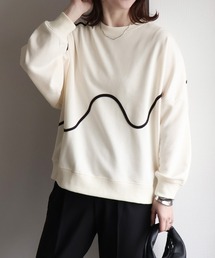 sin.ca（シンカ）の「裏毛ラインテープドルマンプルオーバー（スウェット）」