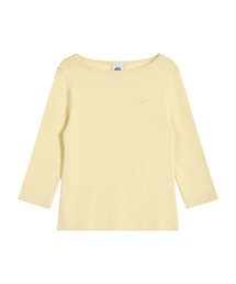(W) BOAT NECK 3/4 SLEEVE T-SHIRT