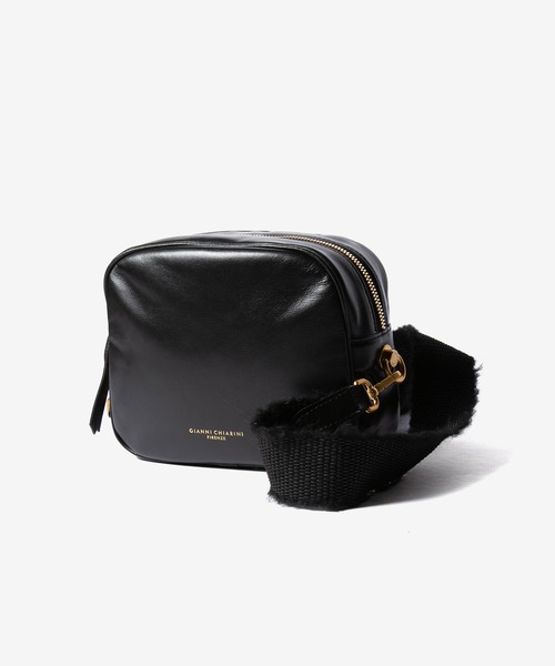 GIANNI CHIARINI(ジャンニ キアリーニ)の「GIANNI CHIARINI NINA ジャンニ キアリーニ ニナ ショルダーバッグ(ショルダーバッグ・レディース・ブラック・FREE)」の6枚目の写真