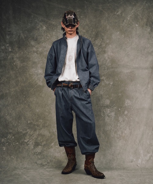 KOZABURO(コウザブロウ)の「【KOZABURO/コウザブロウ】SHORT TRACK JACKET(ブルゾン・メンズ・ライトブルー・2/1)」の2枚目の写真