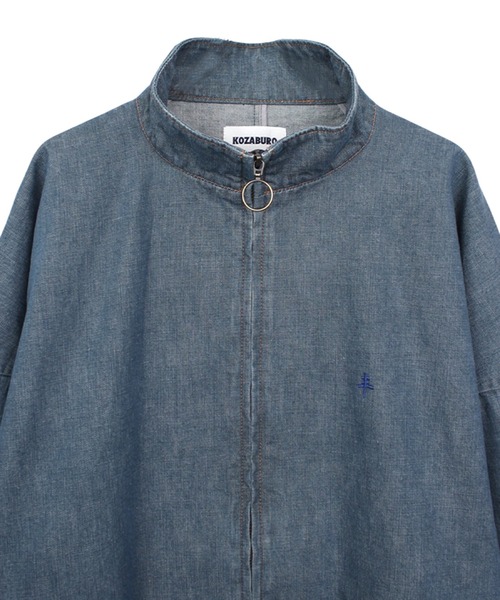 KOZABURO(コウザブロウ)の「【KOZABURO/コウザブロウ】SHORT TRACK JACKET(ブルゾン・メンズ・ライトブルー・2/1)」の4枚目の写真