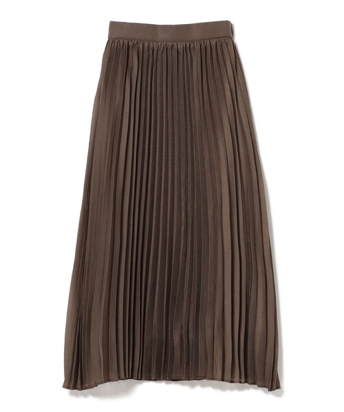 BEAMS HEART(ビームスハート)の「シアー プリーツ スカート(スカート・レディース・チャコールグレー/ベージュ/ダークブラウン・FREE)」の6枚目の写真
