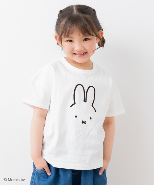 Miffy( ミッフィー)の「〈ミッフィー〉半袖Tシャツ(Tシャツ/カットソー・キッズ・F/B/A/E/D/C・100cm/90cm/110cm/80cm/140cm/130cm/120cm)」の1枚目の写真