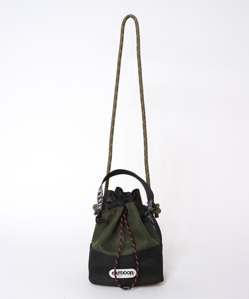 Cepica(セピカ)の「【RISLEY×OUTDOOR PRODUCT】メッシュWポシェット(ショルダーバッグ・レディース・グレー/カーキ/オレンジ・FREE)」の6枚目の写真