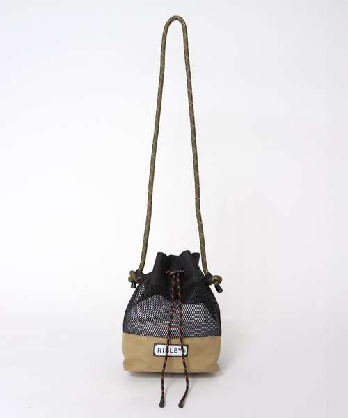 Cepica(セピカ)の「【RISLEY×OUTDOOR PRODUCT】メッシュWポシェット(ショルダーバッグ・レディース・グレー/カーキ/オレンジ・FREE)」の7枚目の写真