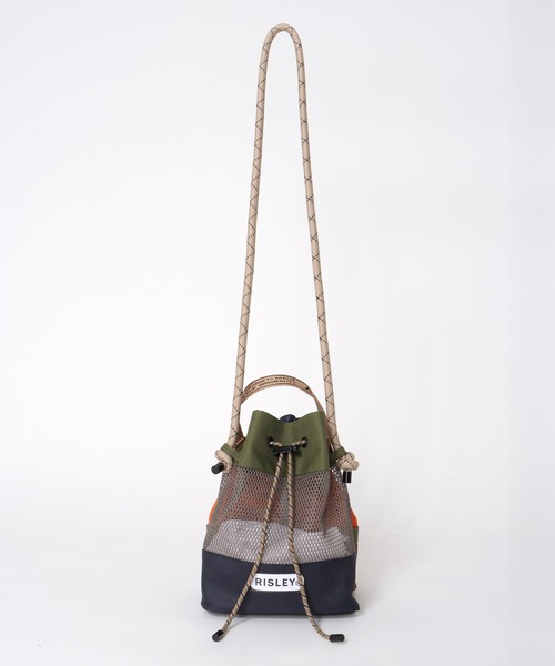 Cepica(セピカ)の「【RISLEY×OUTDOOR PRODUCT】メッシュWポシェット(ショルダーバッグ・レディース・グレー/カーキ/オレンジ・FREE)」の5枚目の写真