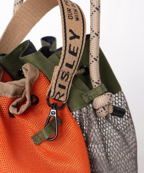 Cepica(セピカ)の「【RISLEY×OUTDOOR PRODUCT】メッシュWポシェット(ショルダーバッグ・レディース・グレー/カーキ/オレンジ・FREE)」の11枚目の写真
