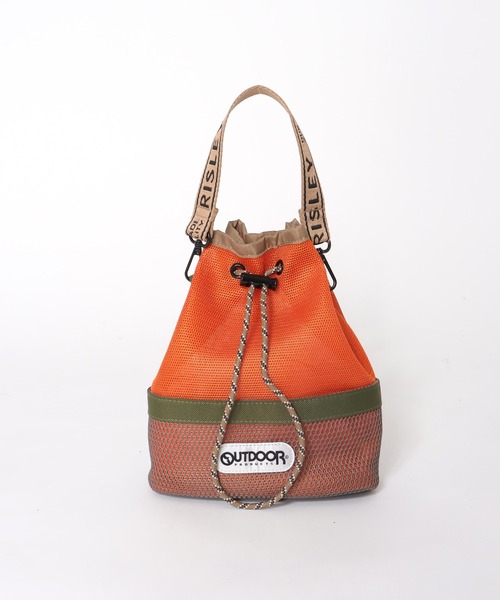 Cepica(セピカ)の「【RISLEY×OUTDOOR PRODUCT】メッシュWポシェット(ショルダーバッグ・レディース・グレー/カーキ/オレンジ・FREE)」の14枚目の写真