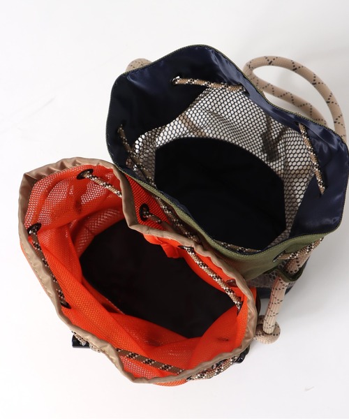 Cepica(セピカ)の「【RISLEY×OUTDOOR PRODUCT】メッシュWポシェット(ショルダーバッグ・レディース・グレー/カーキ/オレンジ・FREE)」の16枚目の写真
