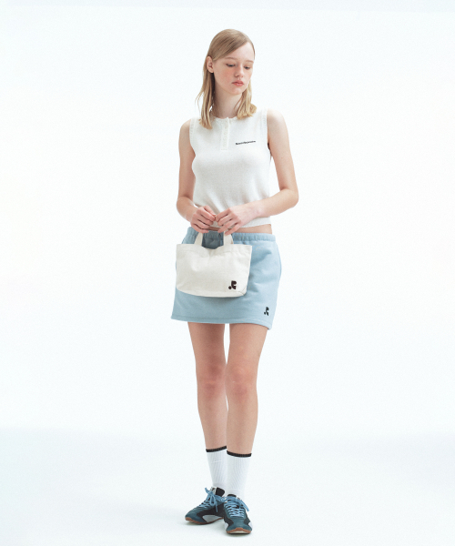 Rest&Recreation（レストアンドレクリエーション）の「COTTON MINI TOTE BAG - IVORY（トートバッグ・レディース・その他・ONE）」の2枚目の写真