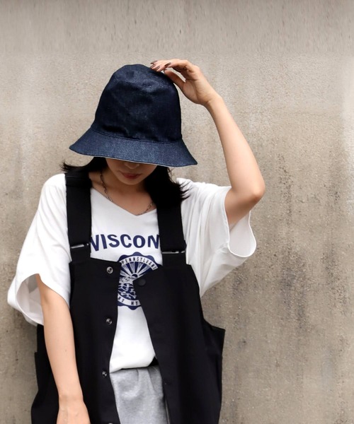 antiqua(アンティカ)の「DENIM×TORRENT HAT デニムトレントハット(ハット・レディース・ブルー系その他・L/M/S)」の3枚目の写真