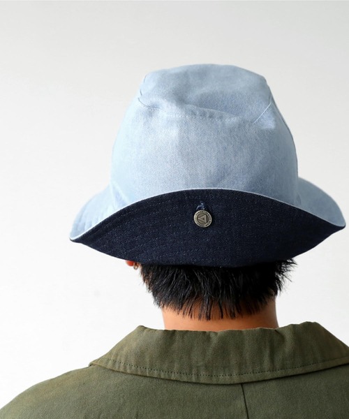 antiqua(アンティカ)の「DENIM×TORRENT HAT デニムトレントハット(ハット・レディース・ブルー系その他・L/M/S)」の5枚目の写真
