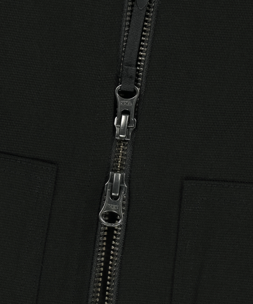 BROWNBREATH(ブラウンブレス)の「OXFORD ZIP UP JACKET - BLACK(デニムジャケット・レディース・その他・SMALL/MEDIUM/LARGE/X-LARGE)」の5枚目の写真