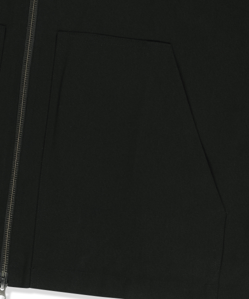 BROWNBREATH(ブラウンブレス)の「OXFORD ZIP UP JACKET - BLACK(デニムジャケット・レディース・その他・SMALL/MEDIUM/LARGE/X-LARGE)」の6枚目の写真