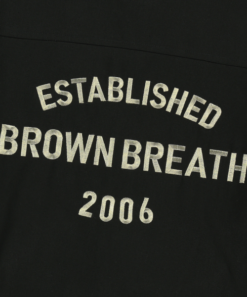 BROWNBREATH(ブラウンブレス)の「OXFORD ZIP UP JACKET - BLACK(デニムジャケット・レディース・その他・SMALL/MEDIUM/LARGE/X-LARGE)」の9枚目の写真