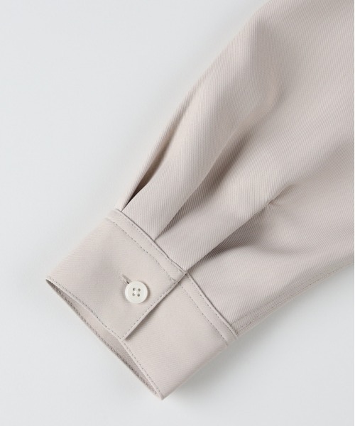 Right-on（ライトオン）の「【POWER TO THE PEOPLE】バック刺繍長袖シャツ (オープンカラー / ヴィンテージライク / イージーケア)（シャツ/ブラウス・メンズ・グリーン/オフホワイト/ブラック・S/M/L/XL）」の8枚目の写真