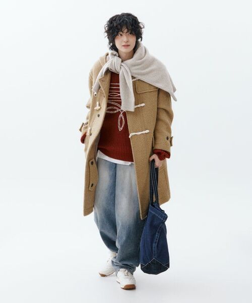 COVERNAT(カバーナット)の「ブークルフードダッフルコートベージュ(チェスターコート・レディース・その他・WS/MEDIUM)」の5枚目の写真