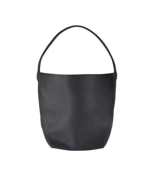 STYLE DELI(スタイルデリ)の「【DELI by】ミニマルバケットリアルレザーバッグ(レギュラー)(ショルダーバッグ・レディース・グレイッシュベージュ/ブラック/ブラウン・FREE)」の13枚目の写真
