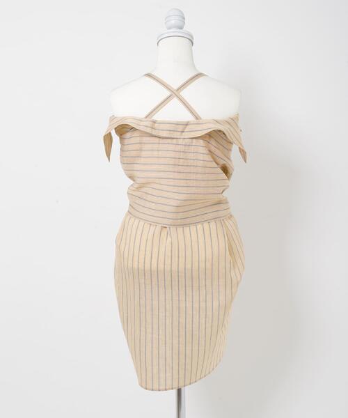 THE GOODLAND MARKET（ザグッドランドマーケット）の「cwtch　STRIPE 2WAY SHIRT（シャツ/ブラウス・レディース・ミント/オレンジ・FREE）」の9枚目の写真