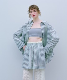 THE GOODLAND MARKET | cwtch　STRIPE 2WAY SHIRT(シャツ/ブラウス)