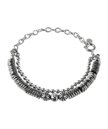 RSSC（アールエスエスシー）の「CHAIN LAYERED BEADS BRACELET - METAL（ブレスレット）」