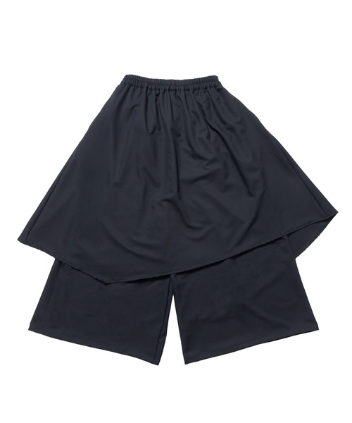 Ruze(ルゼ)の「Asymmetry stripe MIX drape wide pants/アシンメトリー ストライプミックス ドレープ ワイド パンツ(その他パンツ・メンズ・ブラック・FREE)」の17枚目の写真