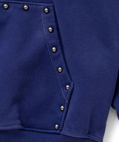 PULP/417EDIFICE（パルプフォーワンセブンエディフィス）の「SPECIAL GUEST / スペシャルゲスト EX LOGO ZIP UP HOODIE（パーカー・メンズ・パープル・LARGE/MEDIUM）」の6枚目の写真